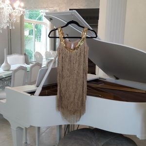 Champagne Flapper Dress costume